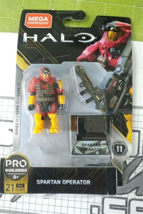 Mega Construx Halo Heroes Series 11 Spartan Operator Sealed The