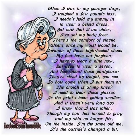 Beautiful Old Age Humor Funny Poems Getting Older Humor