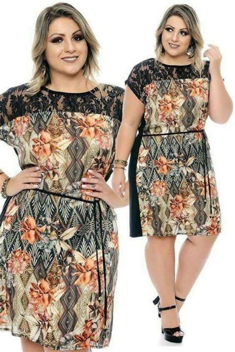 Os Melhores Modelos De Vestido Plus Size Plus Size Fashion Plus Size