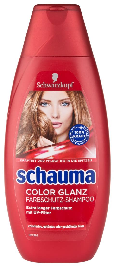 Test Schwarzkopf Schauma Color Glanz Farbschutz Shampoo Stiftung