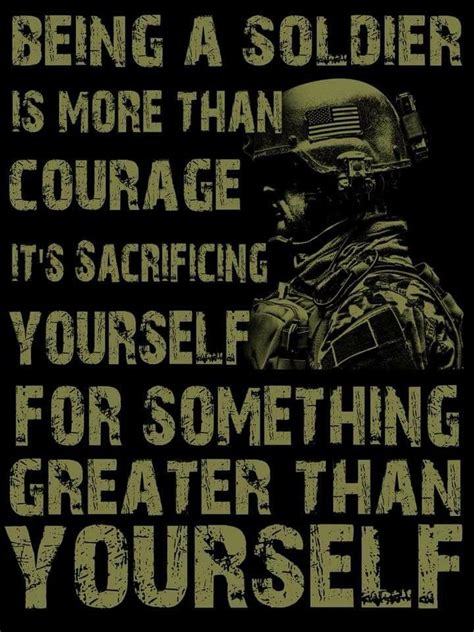 Being a soldier | Military quotes, Soldier quotes, Warrior quotes