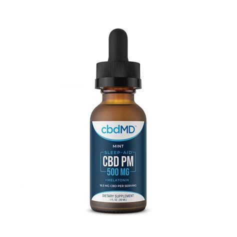 Hempworldstore Mint Flavoured Cbd Pm Tincture From Cbdmd 500mg