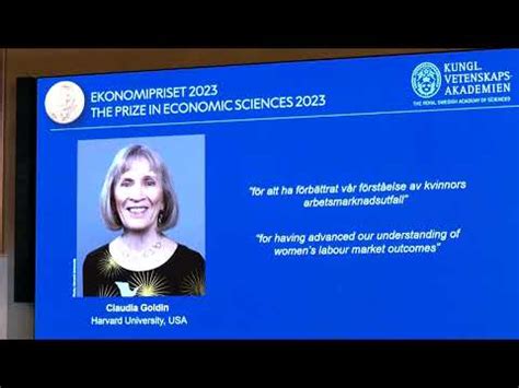 Gender Gap Economist Claudia Goldin Wins Nobel Prize Excelsio News