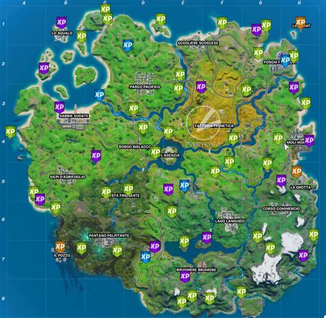 Fortnite Guida Alla Posizione Di Tutti I Gettoni XP Delle Settimane 1 5