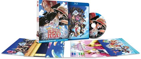 One Piece Film Red Limited Edition Blu Ray 6 Cards Amazon It