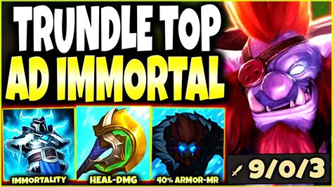 Trundle Top With The New Ad Immortal Season 12 Build Is The Real Terror