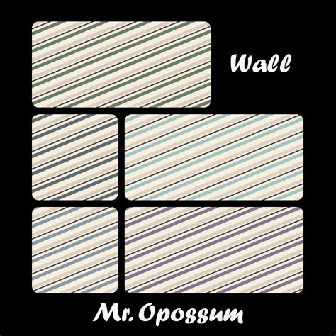 Mr Opossum Oblique Lines Wall The Sims Build Buy Curseforge