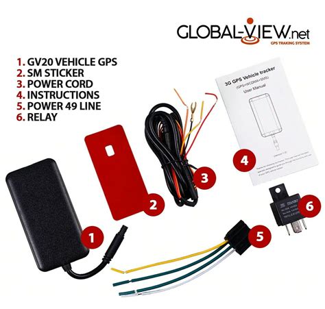 Global View Net Wired Gps Tracker Car Tracking Device Vehicle Gps