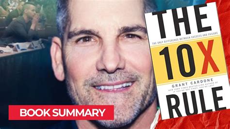 The 10x Rule Motivation 2020 Grant Cardone Book Summary Youtube