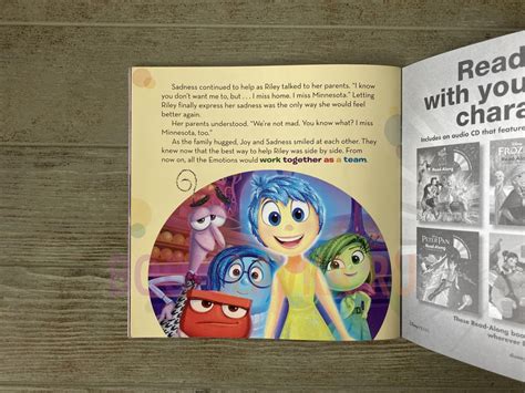 Inside Out Read Along Storybook and CD купить в интернет магазине