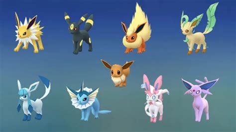 Meilleures évolutions dÉvoli dans Pokemon Go toutes les évolutions d