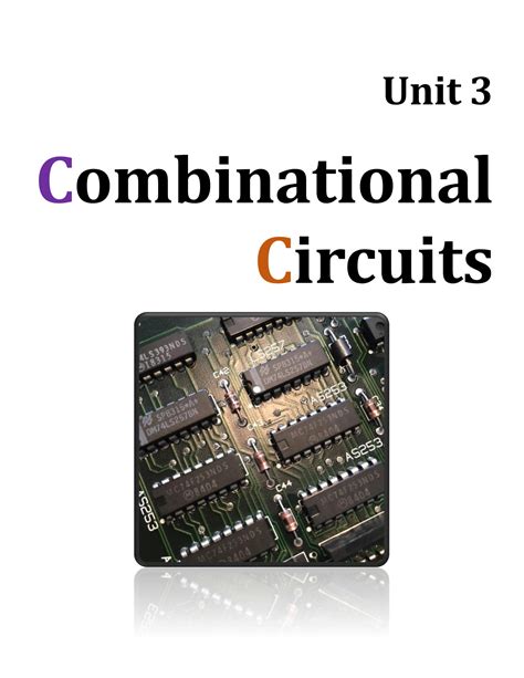 Solution Unit Iii Combinational Circuits Studypool