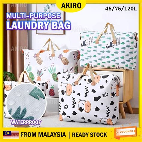 AKIRO XL Large Laundry Bag Clothes Storage Bag Waterproof Multi Purpose