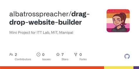 Github Albatrosspreacher Drag Drop Website Builder Mini Project For