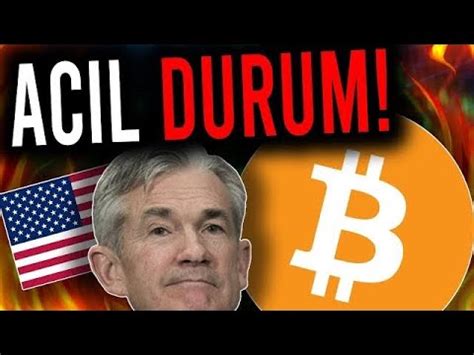 ACİL BITCOIN BU HABERDEN BÜYÜK ETKİLENECEK FED Önemli Veri