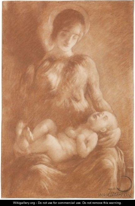 Madonna Con Bambino Gaetano Previati Wikigallery Org The Largest