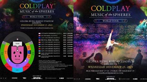 Resmi Ini Harga Tiket Konser Coldplay Di Jakarta Mulai Rp