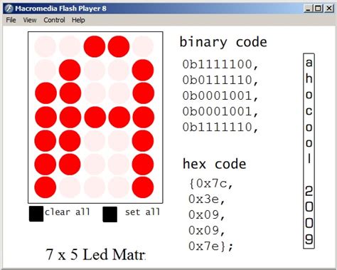 Text To Bit Converter Untuk Merancang Karakter Dot Matrix ~ Cara Mudah Belajar Elektronika Digital