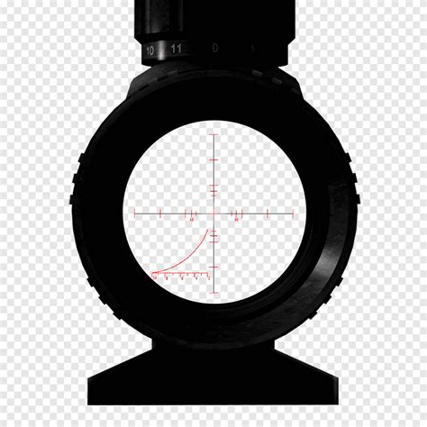 Telescopic Sight Reticle Sniper Scopes Call Of Duty Milliradian Png