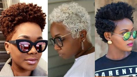 35 Short Natural Hairstyles For Black Women With Glasses To Steal