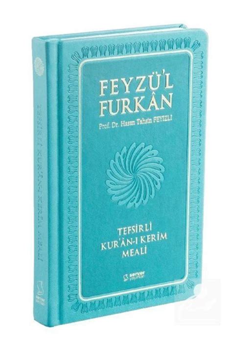 Server Yayınları Feyzü l Furkân Tefsirli Kur ân ı Kerim Meali Fiyatı