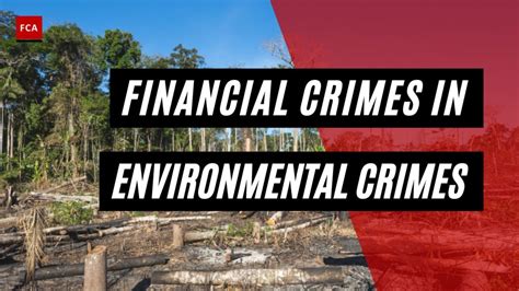 Financial Crimes In Environmental Crimes