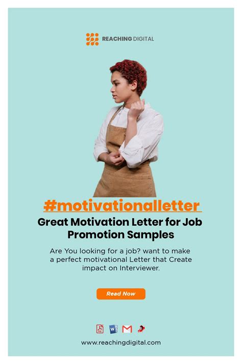 Great Motivation Letter for Job Promotion: 05 Samples – Reaching Digital