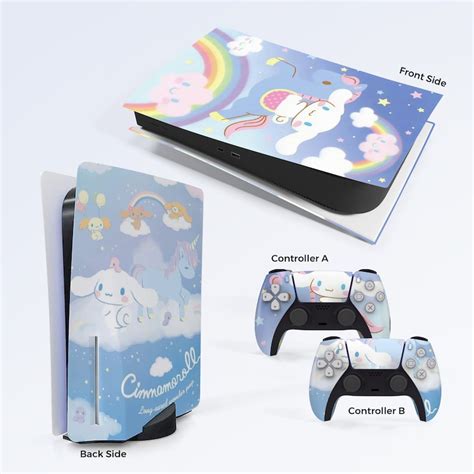 Cinnamoroll Unicorn Ps Playstation Console Controller Decal Etsy