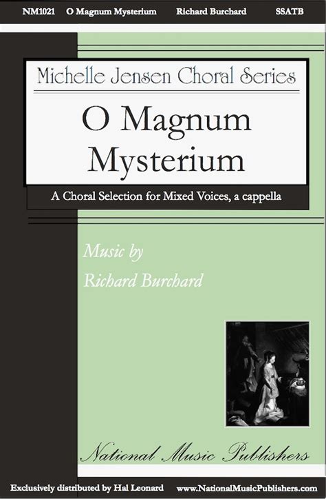 O Magnum Mysterium — The Music Of Richard Burchard