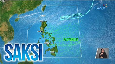 Easterlies At Localized Thunderstorms Nagpaulan Sa Ilang Bahagi Ng