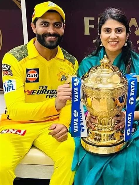 Know More About Csk Star Player Ravindra Jadejas Wife Rivaba Jadeja