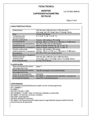 Monitor para capnografía PDF