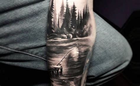 40 Lake Tattoo Ideas And Designs