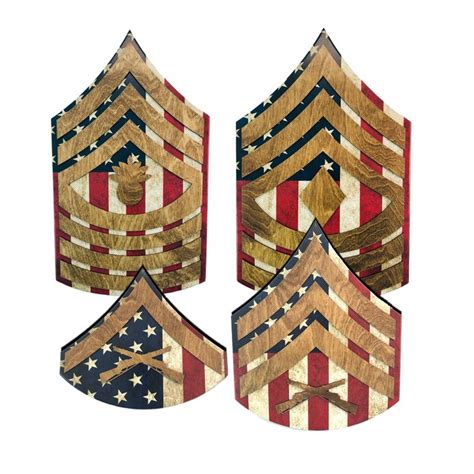 USMC Chevron Wall Hanging With Raised Stripes Etsy Wall Hanging