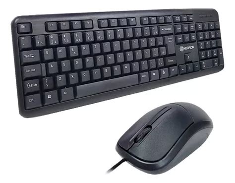 Kit De Teclado Y Mouse Hoopson E Sumay Kit Teclado E Mouse Fio