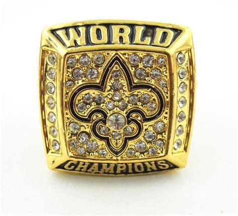 2009 New Orleans Saints Super Bowl Championship Ring 18k Heavy Gold