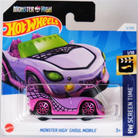 Hot Wheels Monster High Ghoul Mobile Delícia Diecast Assustadoramente