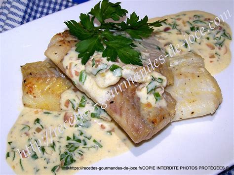 Filets De Colin Po L S Sauce Cr M E Au Vin Blanc Recettes Gourmandes