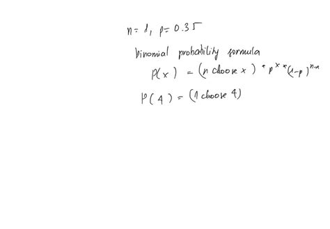 SOLVED Assume That A Procedure Yields A Binomial Distribution With A