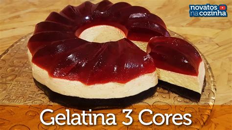 Como Fazer Gelatina Cores Sobremesa F Cil De Fazer Youtube