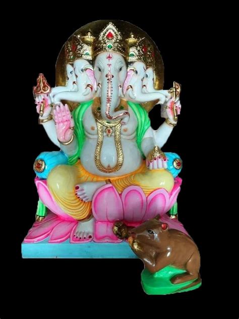 Marble Panchmukhi Ganesh Statue Temple At Rs 38000 In Jaipur ID