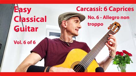 Easy Classical Guitar Carcassi Caprices Op No Allegro Non