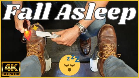 You Will Sleep Instantly Angelo Shoe Shine Asmr Youtube