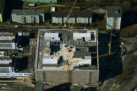 Luftbild Berlin Neubau Nordkopf Auf Dem Klinikgel Nde Des