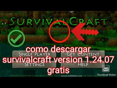 Como Descargar La Version Antigua De Survivalcraft Gratis Youtube