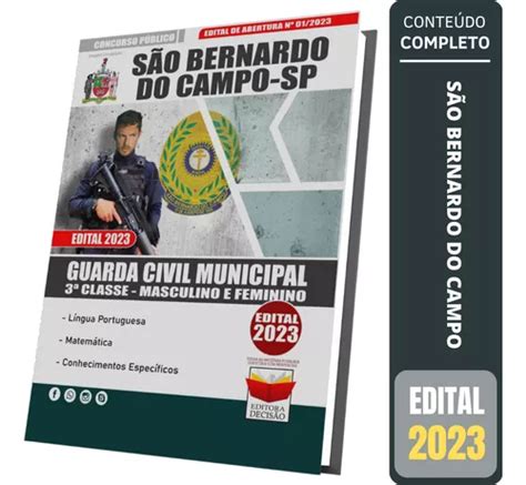 Apostila Guarda Municipal São Bernardo Do Campo Sp 2023 Gcm Sbc