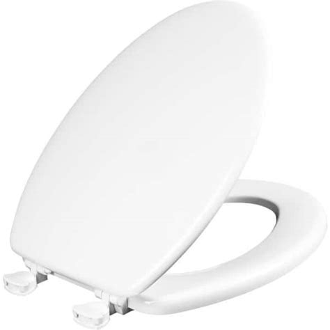 Glacier Bay Lift Off Elongated Closed Front Toilet Seat In White 31450