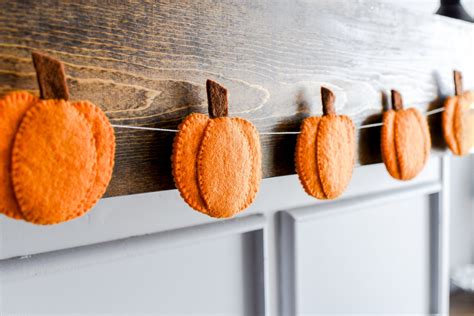 Pumpkin Garland / Fall Decor / Thanksgiving Decor / Hanging Wall Art / Halloween Decor - Etsy