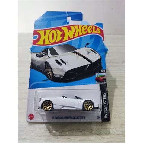 Hot Wheels 17 Pagani Huayra Roadster Shopee Malaysia