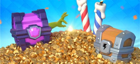 Baú Mágico E Do Relâmpago Grátis No Aniversário De 2 Anos Do Royale Clash Royale Dicas